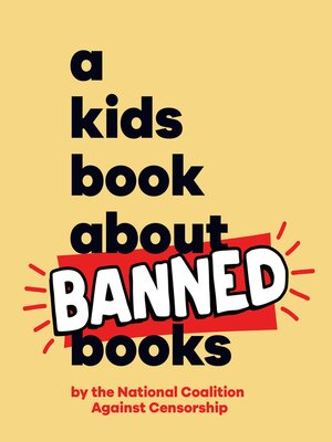 cover image of A Kids Book About Banned Books